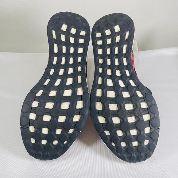 Adidas Pureboost Running Shoes Mens 10.5 Pink Blue Gym Work Out Sneakers Trainer - Picture 2 of 11